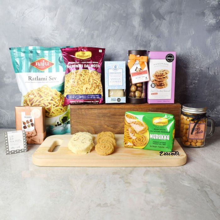 Diwali Gourmet Chocolate Gift Set – how the gift is presented