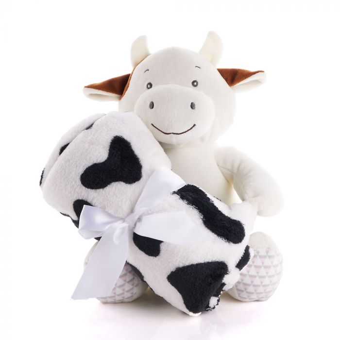 Hugging Cow Blanket – how the gift is presented
