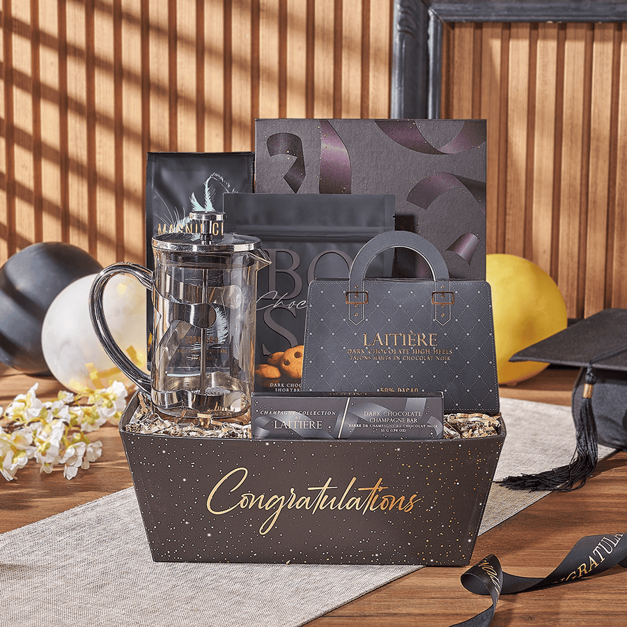 Refreshing Coffee Graduation Gift, coffee gift, coffee, graduation gift, graduation, chocolate gift, chocolate, Maine delivery