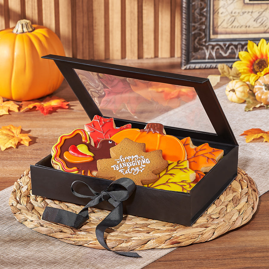Thanksgiving Cookie Box, thanksgiving gift, thanksgiving, cookie gift, cookie, Maine delivery