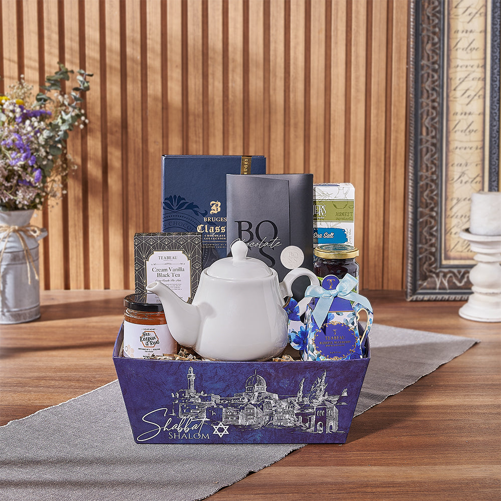 The Cozy Kosher Tea &amp;amp; Chocolate Gift Tray is a surefire delight - Maine Delivery