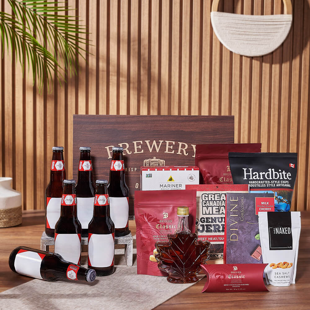 Beer &amp; Gourmet Snack Gift Set, beer gift, beer, chocolate gift, chocolate, nuts gift, nuts, Maine Delivery