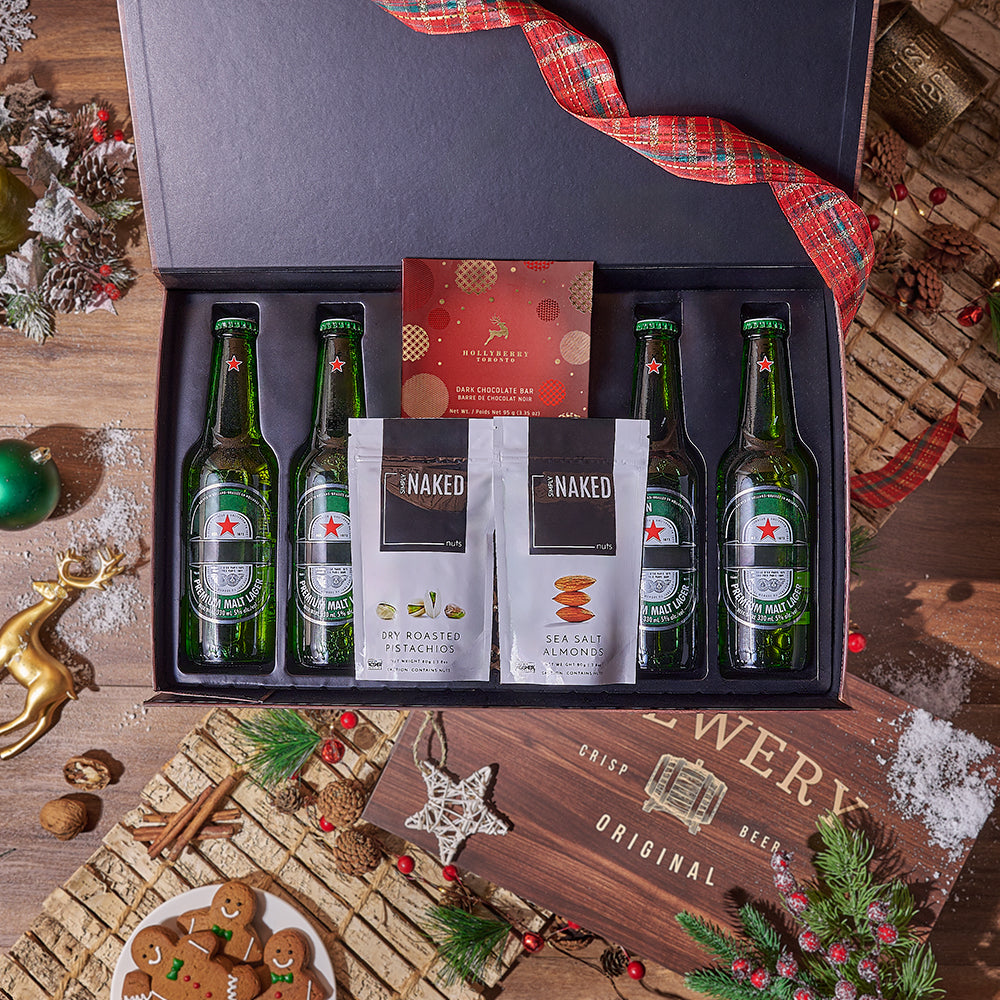 Beer &amp; Nuts Crate, beer gift, beer, christmas gift, christmas, nuts gift, nuts, Maine delivery