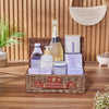 Bold & Bubbly Spa Gift Set, champagne gift, sparkling wine, spa gift, spa, Maine Delivery