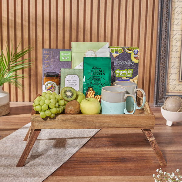 Breakfast in Bed Gift Tray from Chicago Baskets - Fruit Gift Basket - Chicago Delivery.