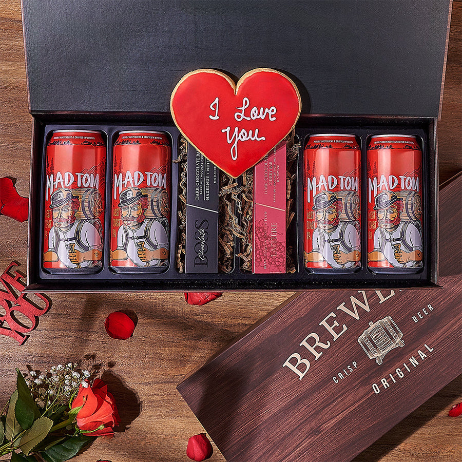 Brewery Valentine’s Day Gift Box from Maine Baskets - Beer Gift Set - Maine Delivery