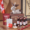 Canada Day Sweet Treat & Beer Gift from Maine Baskets - Beer Gift Set - Maine Delivery