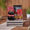 Coke & Snacks Liquor Gift Crate from Maine Baskets - Liquor Gift Set - Maine Delivery