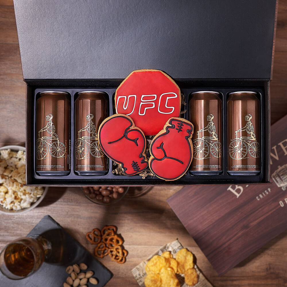 Craft Beer &amp; Boxing Gift Box, beer gift, beer, sports gift, sports, boxing gift, boxing, Maine delivery