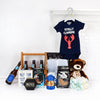 Deluxe Baby Boy Blue Gift Set from Maine Baskets - Baby Gift Basket - Maine Delivery