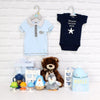 Deluxe Basket for a Baby Boy from Maine Baskets - Baby Gift Set - Maine Delivery