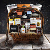 Deluxe Purim Gift Basket from Maine Baskets - Wine Gift Set - Maine Delivery