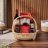 Deluxe Seafood Wine Gift Set from Maine Baskets - Wine Gift Basket - Maine Baskets