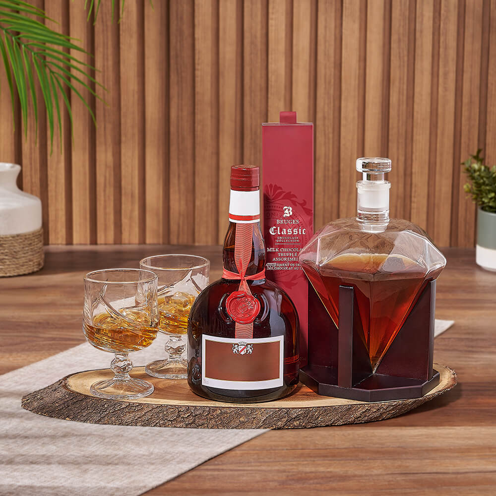 Vodka with Chocolate Truffles Set – how the gift is presented