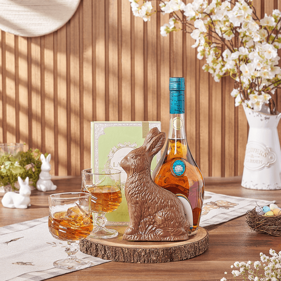 Easter Spirits & Chocolate Gift, easter gift, easter, liquor gift, liquor, chocolate gift, chocolate, Maine delivery