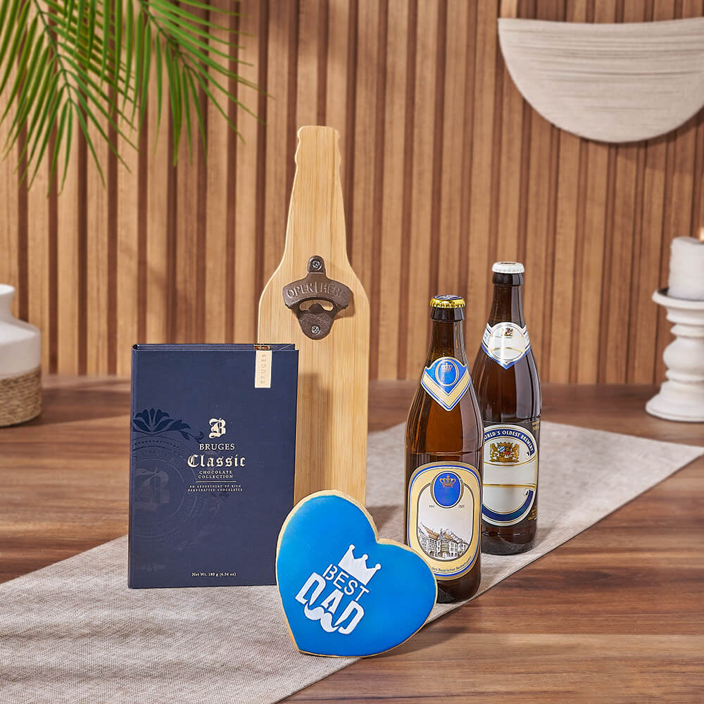 Father’s Day Sweet Treat &amp; Brew Gift from Maine Baskets - Beer Gift Set - Maine Delivery