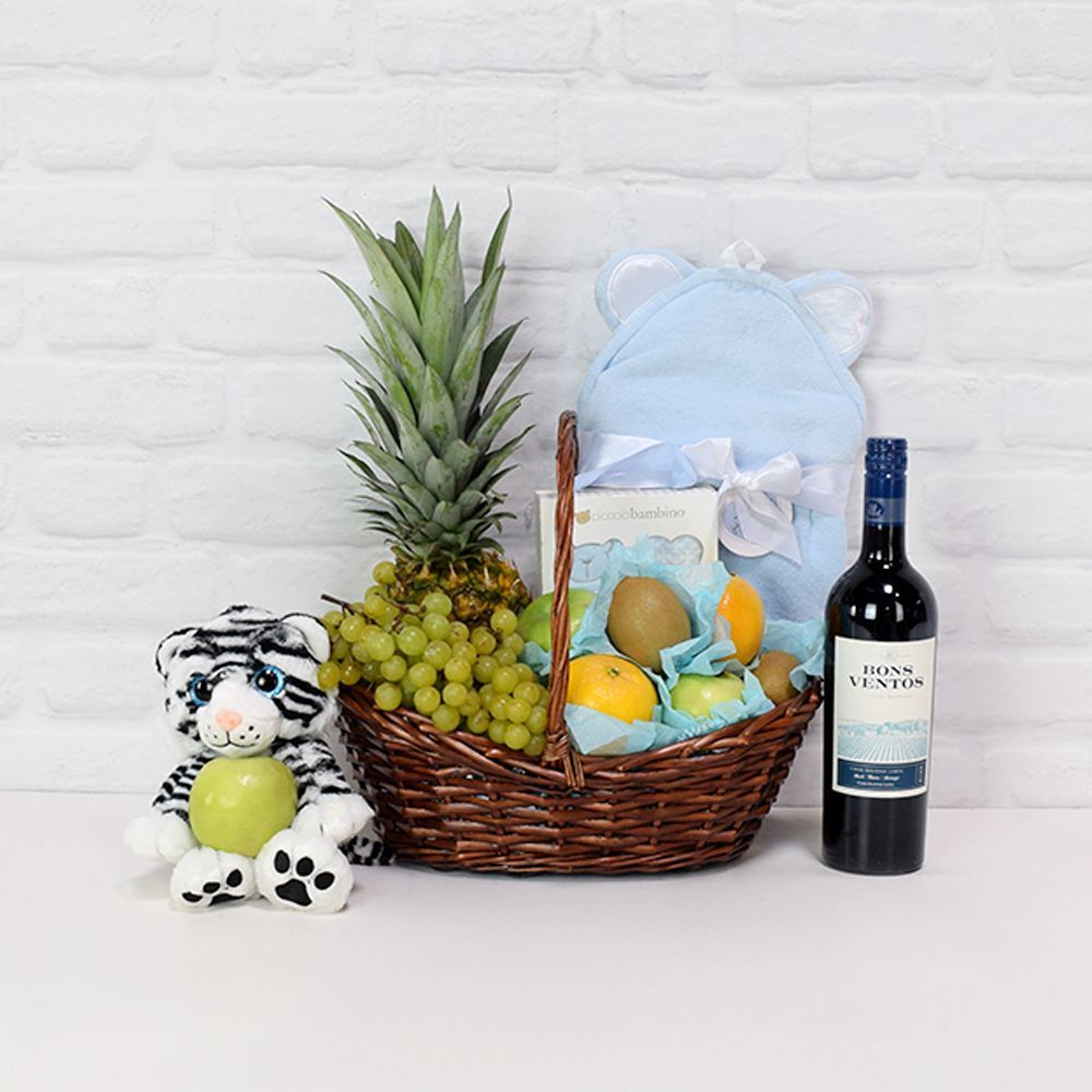 Fruit Cocktail &amp; Cuddles Gift Set from Maine Baskets - Maine Delivery