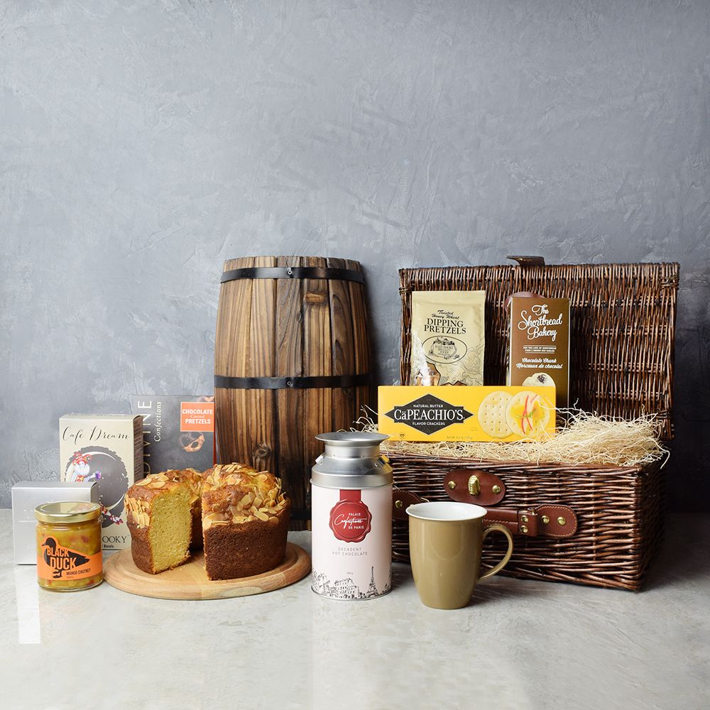 Gourmet Chutney &amp; Chocolate Set from Maine Baskets - Bakery Gift Basket - Maine Delivery