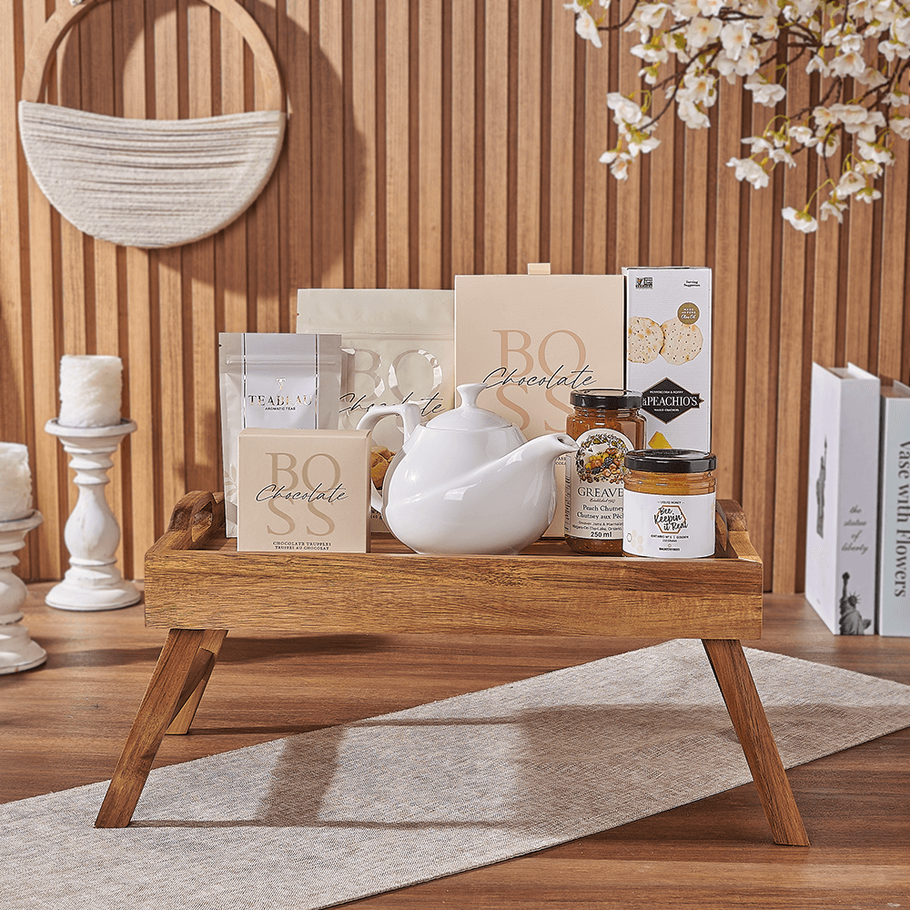 Halal Tea Bed Tray Gift – how the gift is presented