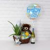 It's a Baby Boy Gift Basket from Maine Baskets - Wine Gift Set - Maine Delivery