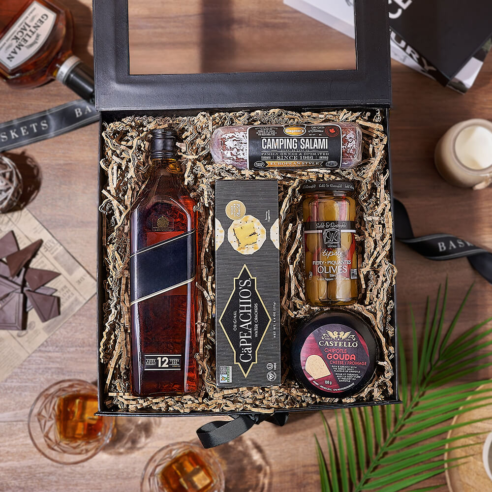 Liquor &amp; Charcuterie Gift Box, liquor gift, liquor, charcuterie gift, charcuterie, Maine delivery