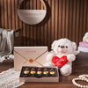 Luxury Truffle & Bear Gift Set from Maine Baskets - Sweets Gift Basket - Maine Delivery