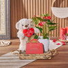 Mississauga Valentine’s Day Basket from Maine Baskets - Champagne Gift Set - Maine Delivery