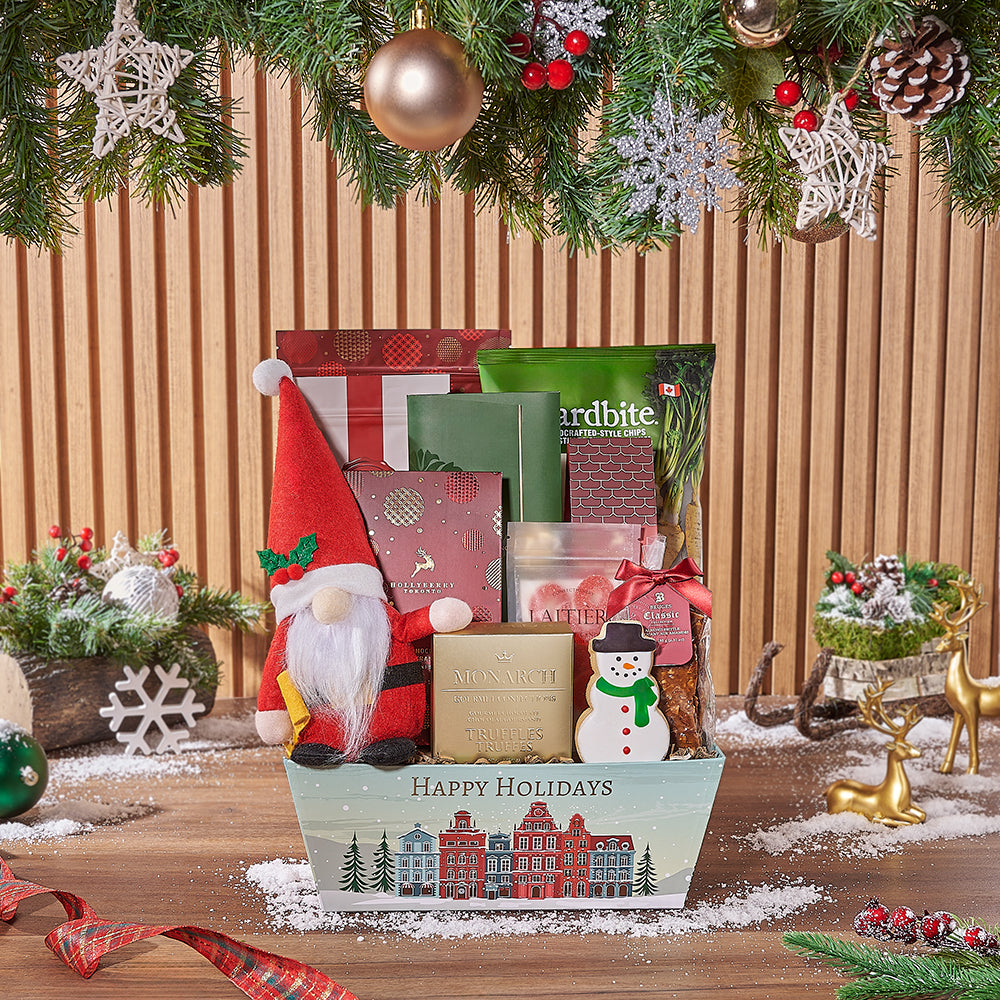 Santa’s Gourmet Snack &amp; Treat Set, christmas gift, christmas, chocolate gift, chocolate, Maine delivery