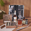 Smokin’ BBQ Grill Gift Set with Liquor, liquor gift, liquor, grill gift, grill, decanter gift, decanter, Maine Delivery