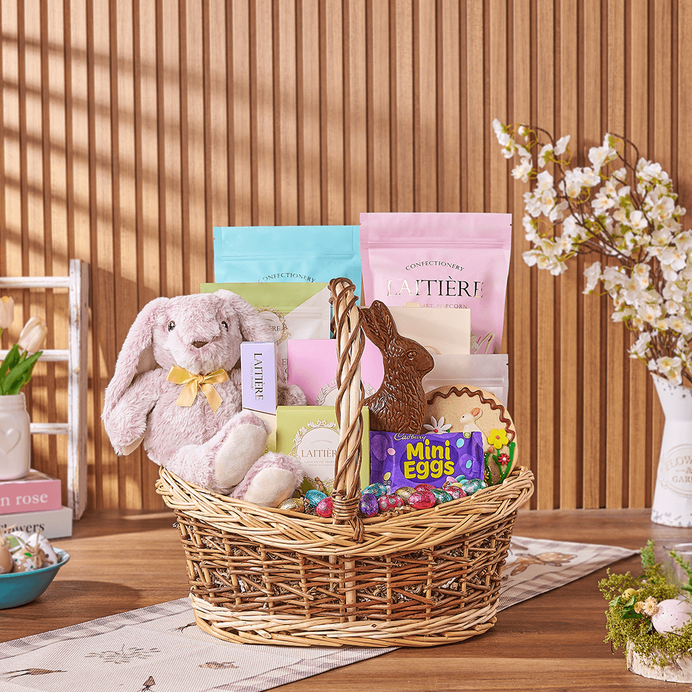 Sweet Easter Gift Basket, easter gift, easter, chocolate gift, chocolate, easter basket, Maine delivery