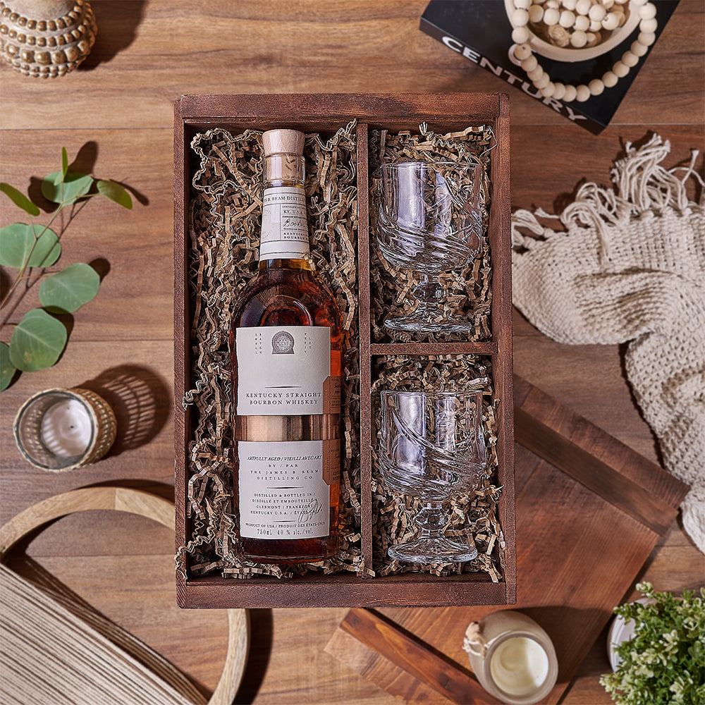 Custom Birthday Gift Baskets - Taste of Spirits Gift Box
