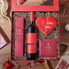 Valentine’s Wine Box, wine gift, wine, valentines day gift, valentines day, cookie gift, cookie, Maine Delivery