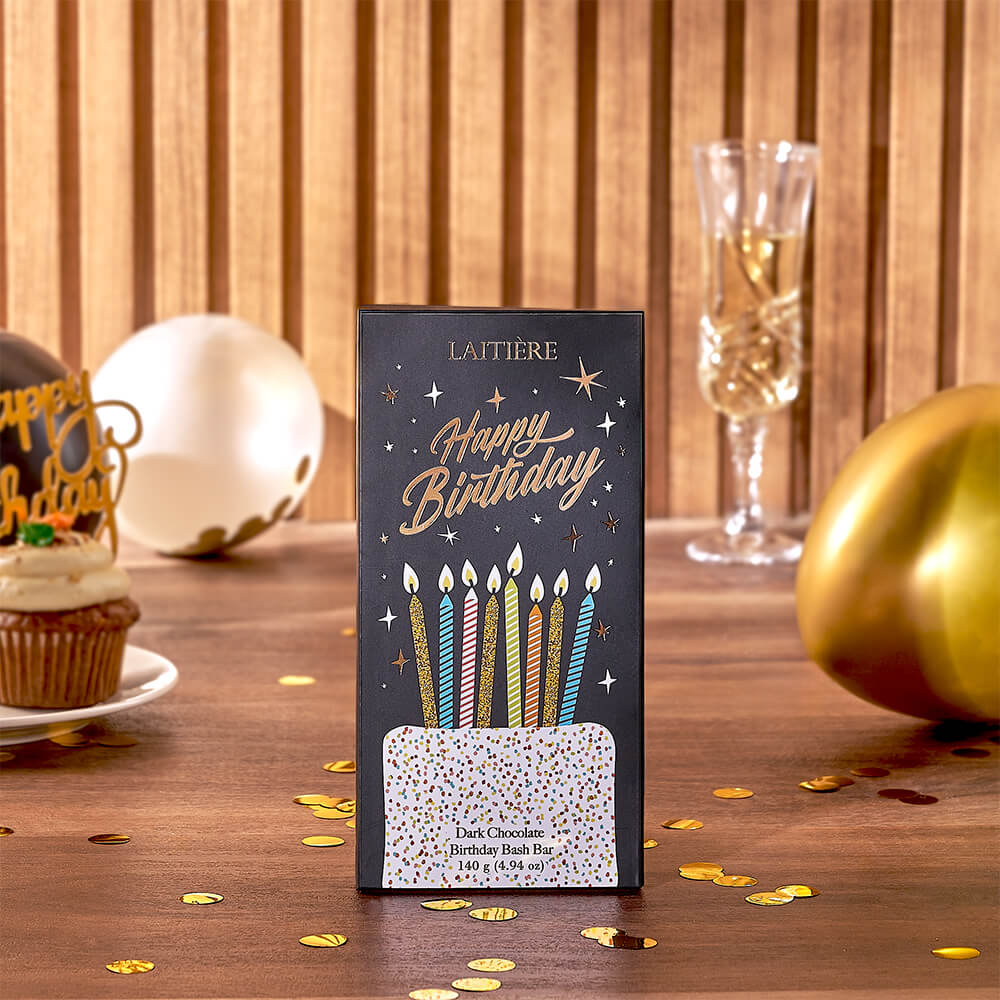 Birthday Wine Sparkling Gift Set – how the gift is presented