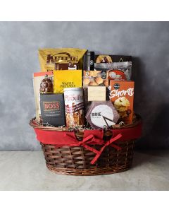 Crunch & Flavor Gourmet Feast, gourmet gift baskets, wine gift baskets, gourmet gifts, gifts
