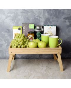 The Green Get Well Gift Tray, gourmet gift baskets, gourmet gifts, gifts
