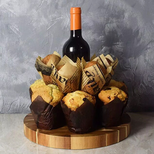 Wine & Muffins Gift Set Baltimore